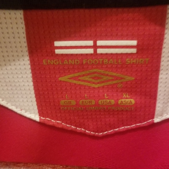 Umbro England 🏴󠁧󠁢󠁥󠁮󠁧󠁿 2006 Away Jersey (L) - Picture 4 of 16